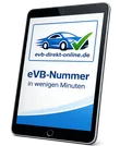 eVB-Nummer Guide auf dem iPad